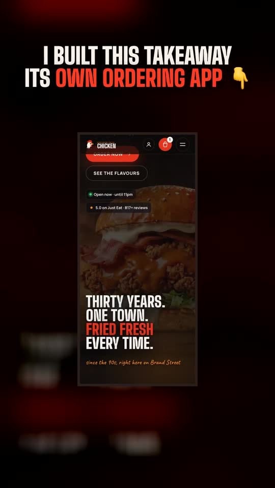 TikTok: I built this takeaway its own ordering app.